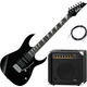 Ibanez GRG170DX-BKN Electric Guitar AK20GR Set