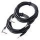 Pronomic Stage INST-A-10 Angled Jack Cable 2x Set 10m, 1.5mm