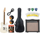 Squier Affinity Telecaster LRL Olympic White Starter Set