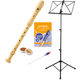 Moeck 3200 Flauto Rondo Soprano Tedesco Acero Set