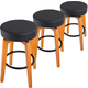 Classic Cantabile Pubkruk Gitaarkruk Natuurlijke Kleur 3x Set