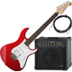 Yamaha Pacifica 012 RM E-Gitarre Red Metallic AK30A Set