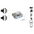 Pronomic CLS-540 WH 2-Wege High-End Gewebe Einbaulautsprecher 160 Watt mit Bluetooth Set thumbnail 10