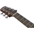 Ibanez AAD70CE-TBN Westerngitaar Charcoal Burst Top thumbnail 10