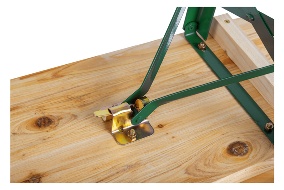 Stagecaptain BBB-119 Hirschgarten Bierzeltbank mit Lehne 119 cm Natur  - Retoure (Zustand: gut) image 10