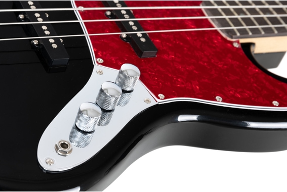 Rocktile Pro JB-30BK 70's Deluxe E-Bass Black Set image 10
