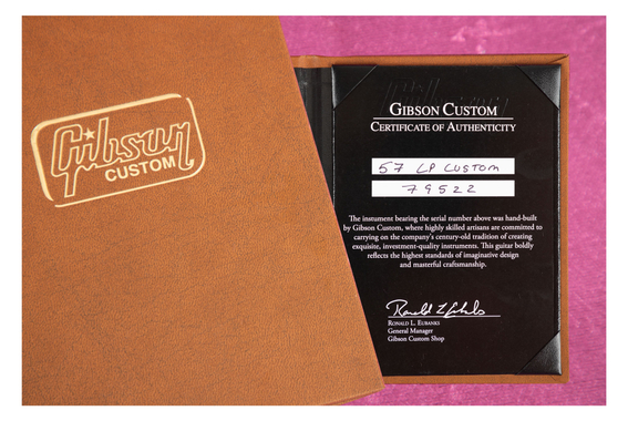 Gibson 1957 Les Paul Custom Reissue VOS Ebony image 10