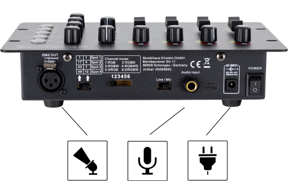 Eurolite LED Silent Bar 16x4W RGB/WW Controller Set image 10