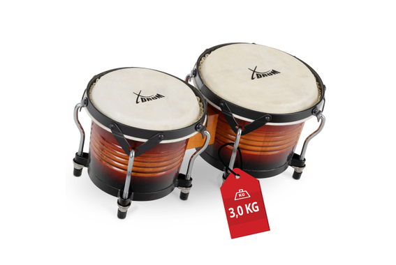 XDrum Bongos Pro Vintage Sunburst  - Retoure (Zustand: gut) image 10