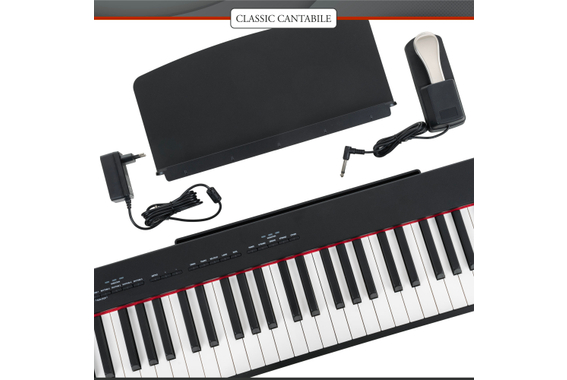 Classic Cantabile SP-316 Stage Piano Home Set Negro image 10