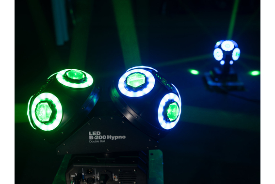 Eurolite LED B-200 Hypno Double Ball DJ Lichteffect Koffer Set image 10
