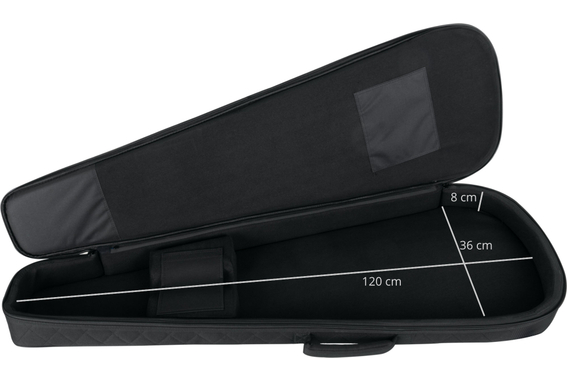 Rocktile Pro LB104-N LowBone E-Bass Natural Gigbag Set image 10