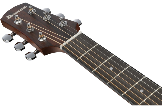 Ibanez AAD70CE-TBN Westerngitaar Charcoal Burst Top image 10