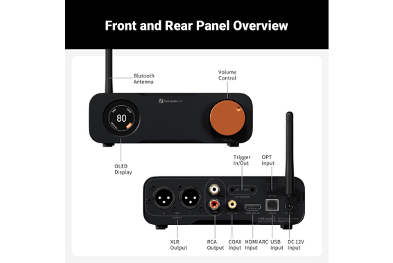 Adam T5V / Fosi ZD3 HDMI Studiomonitor HiFi Set image 10