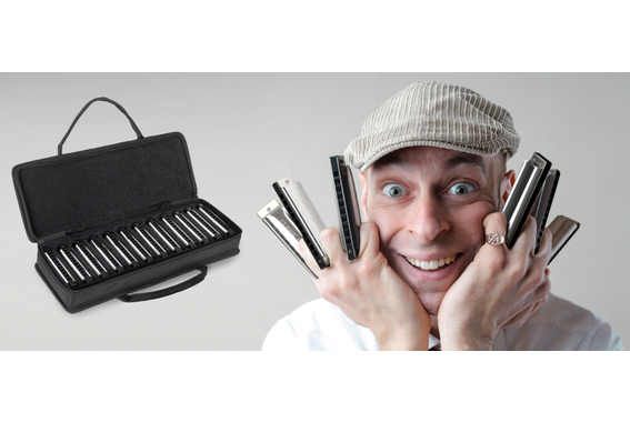 Classic Cantabile AHBS-12 Alabama Blues Harmonica 12er Set  - Retoure (Zustand: sehr gut) image 10