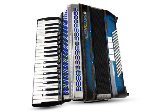 Alpenklang Pro acordeón IV 96 M Shadow Blue image 10