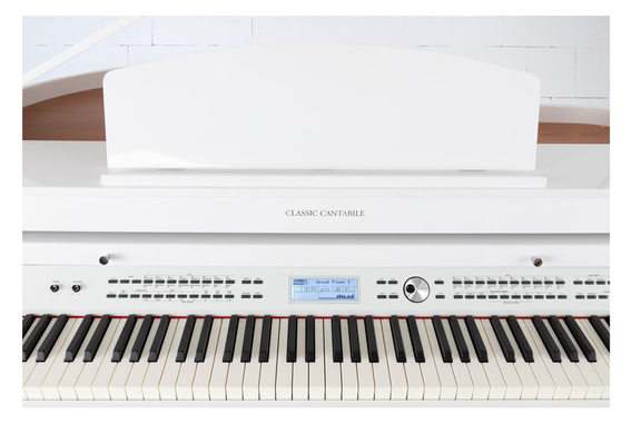 Classic Cantabile GP-A 810 Digitalflügel weiß Hochglanz Set image 10