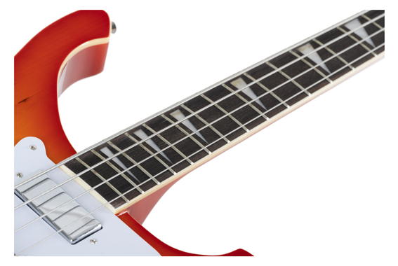 Rocktile Pro RB-400R Redneck E-Bass Red Sunburst Set image 10