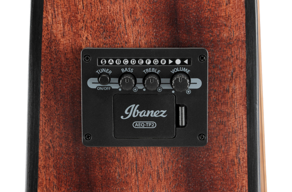 Ibanez AW247CE-WKH Chitarra Western Weathered Black image 10