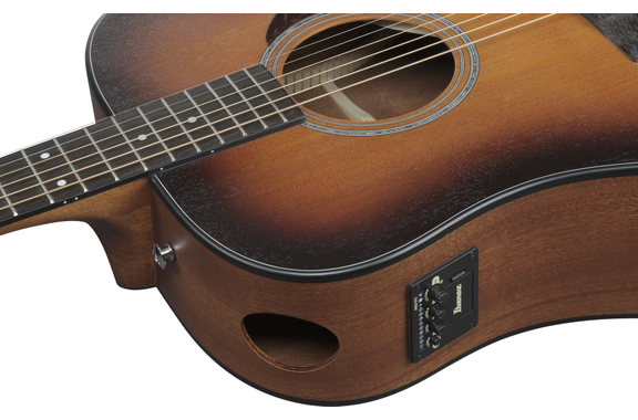 Ibanez AAD54E-OMH Westerngitaar Sunburst image 10