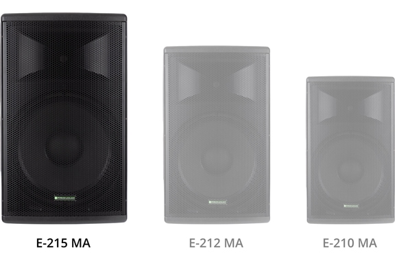 Pronomic E-215 MA 15" Actieve Speaker 500 Watt Stereo Set image 10