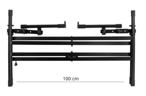 Classic Cantabile 2-voudige Dubbele X-Keyboardstandaard image 10