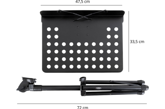 Pronomic OS-01P Orkeststandaard Perforatieplaat met Notenklemmen image 10