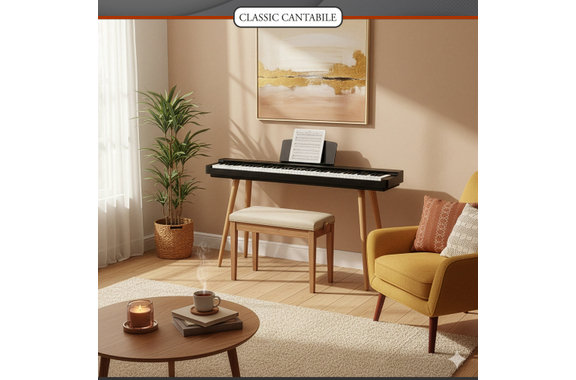 Classic Cantabile SP-316 Stage Piano Standaardset Zwart image 10