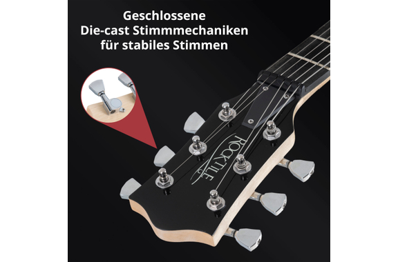 Rocktile L-100 SB Guitare Électrique Sunburst Set avec Accessoires image 10