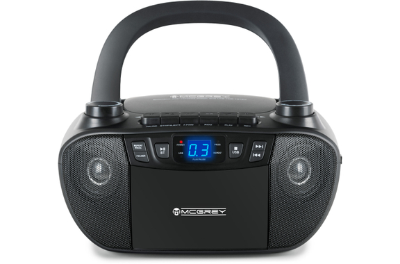McGrey CDB-1016U BK Boombox With Cassette, Bluetooth and USB image 10