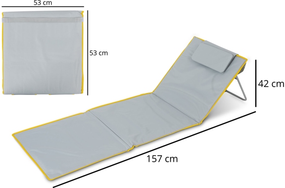 Stagecaptain BM-160 GY/YE Beachmat "Layla" image 10