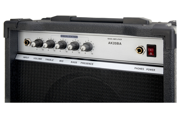 Rocktile Fatboy II BK E-Bass Black Set Ampli image 10
