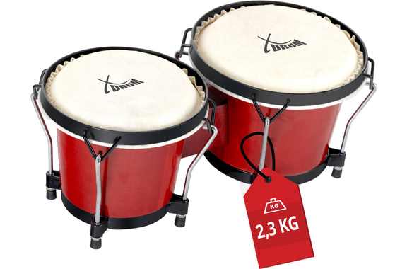 XDrum Bongos Club Weinrot  - Retoure (Zustand: gut) image 10