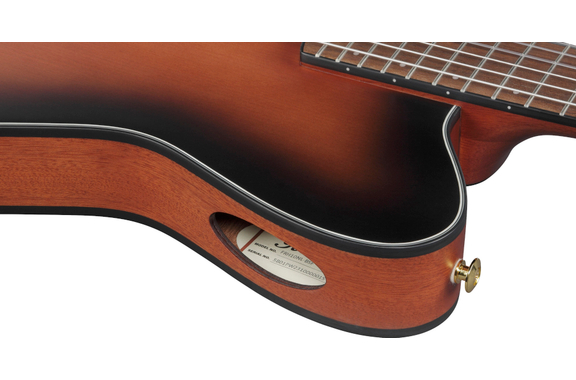 Ibanez FRH10NL-BSF Gitaar Brown Sunburst Flat image 10
