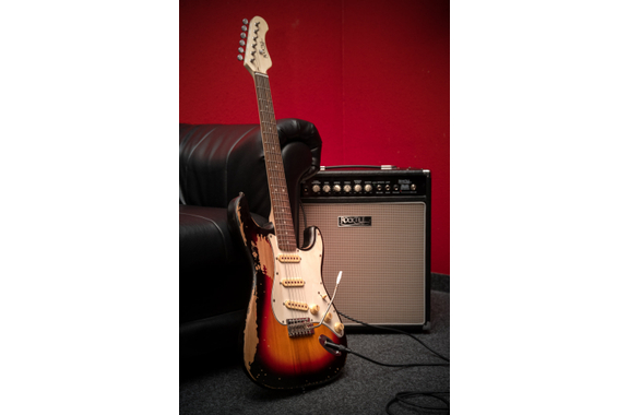Rocktile Vinstage ST-BBSB Guitarra Eléctrica Sunburst image 10