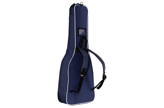 Rocktile Klassik-Gitarrentasche 1/2 - gepolstert mit Rucksackgarnitur Blau image 10