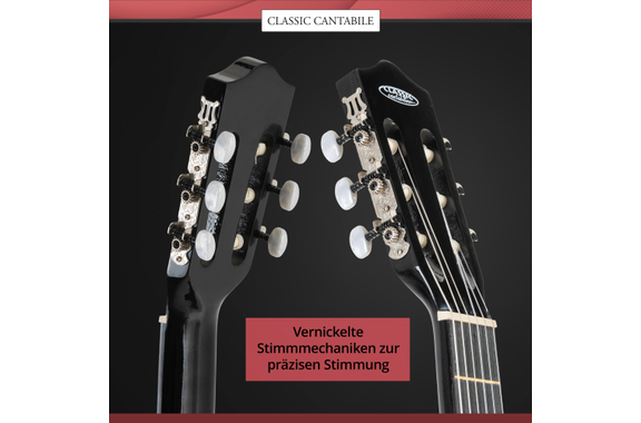 Classic Cantabile Acoustic Series AS-851-BUB 4/4 Guitare Classique Blueburst image 10