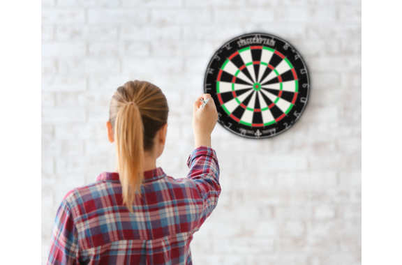 Stagecaptain DBC-1775 BK BullsEye Dianas de Dardos en Armario de Pub image 10
