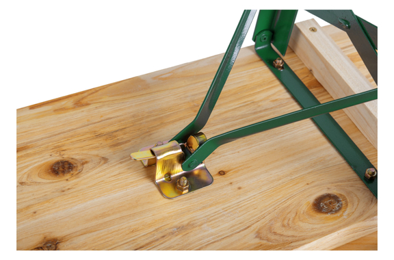 Stagecaptain BBB-119 Hirschgarten Bierzeltbank met rugleuning 119 cm natuur 2x set image 10