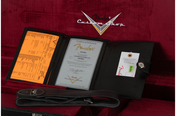 Fender Édition Limitée Roasted '65 Strat DLX Closet Classic Aged Candy Apple Red image 10