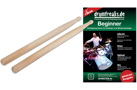 XDrum Junior Pro Kinder Schlagzeug Sunset Gold Sparkle inkl. Schule image 10