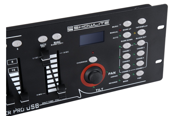 Showlite FLP-144W Fari 4 x Set incl. Showlite Master Pro USB & Cavi image 10