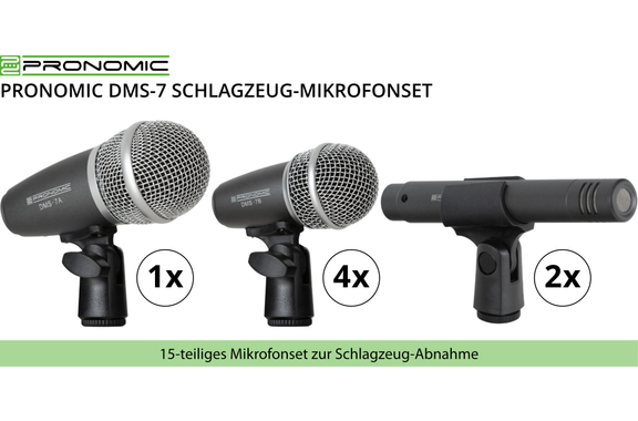 Pronomic DMS-7 Drum Schlagzeugmikrofonset image 10