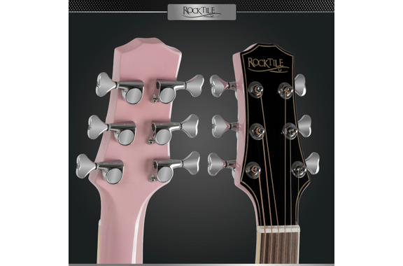 Rocktile WSC-150C-PK Chitarra Western Pink image 10