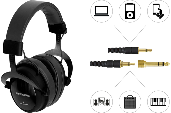 Pronomic KH-6093 BK Casque Studio Noir image 10