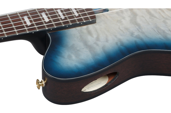 Ibanez FRH20QMN-CTL Cosmic Blue Starburst Low Gloss image 10