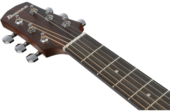 Ibanez AAD70CE-TBN Westerngitaar Charcoal Burst Top image 10