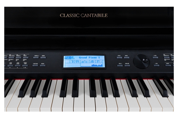 Classic Cantabile GP-A 810 digitale vleugelpiano zwart hoogglans set image 10