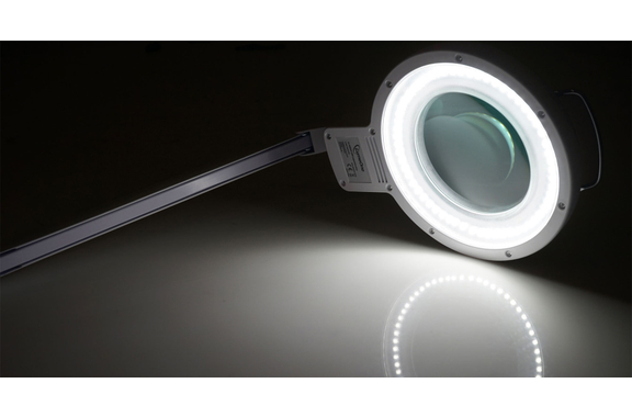 Showlite LL-6085 D LED Magnifier Lamp 60 x SMD-LED 8W 5 Diopters Set incl. Rolling Stand image 10