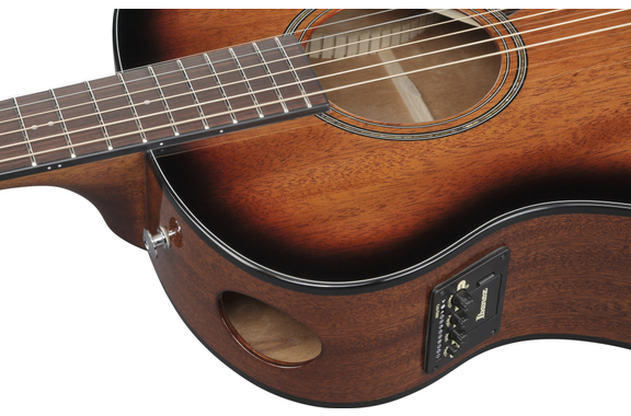 Ibanez AAM140E-MHS Mahogany Sunburst High Gloss image 10